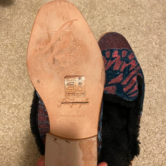 Free People Faux Fur Slippers - Picture 2 of 5